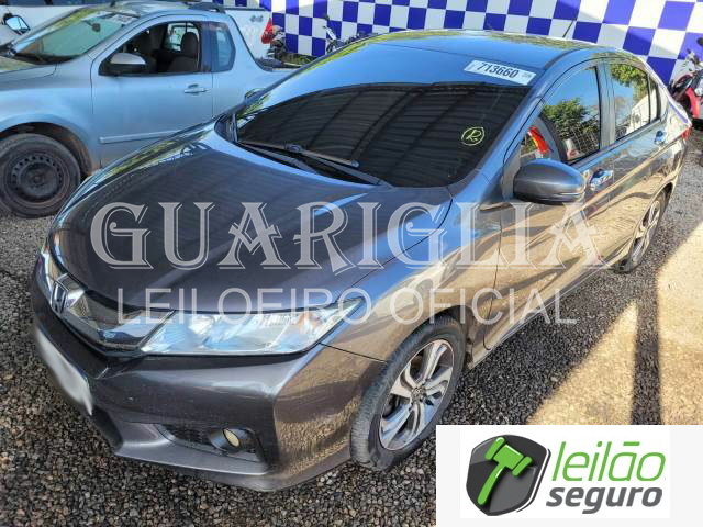 LOTE 038  HONDA/CITY EXL 1.5 16V I-VTEC 2015