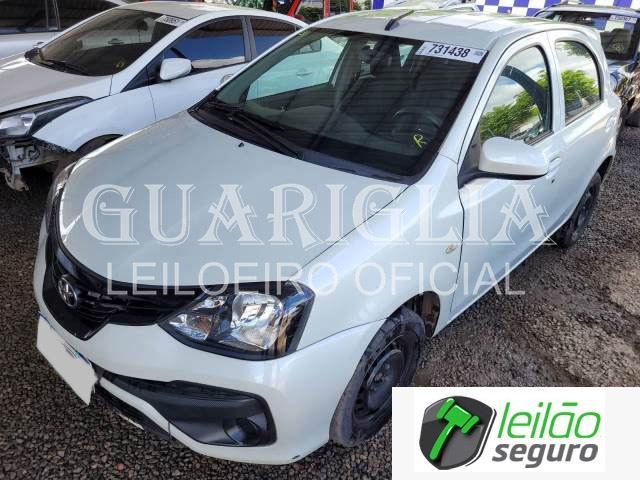 LOTE 023  TOYOTA/ETIOS PLATINUM AT 1.5 16V DUAL VVT-I 2020